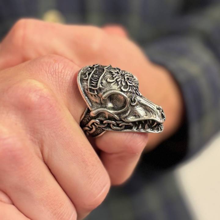 Outlaw Skull Ring